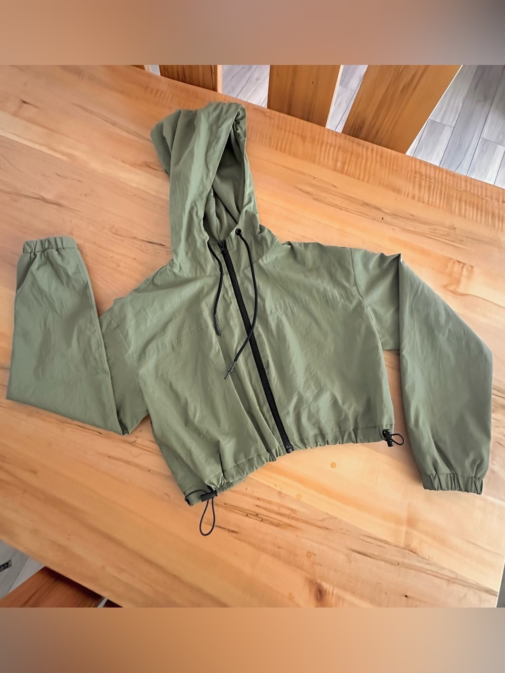 Windbreaker waterproof crop jacket S